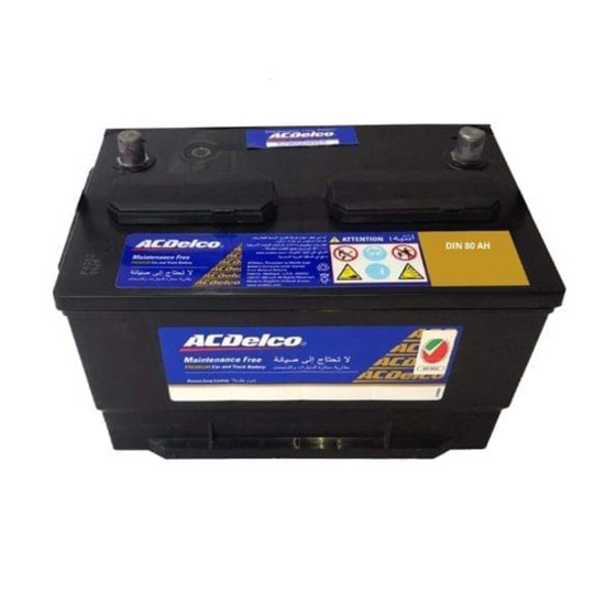AC Delco 12V DIN 80AH - New Car Battery