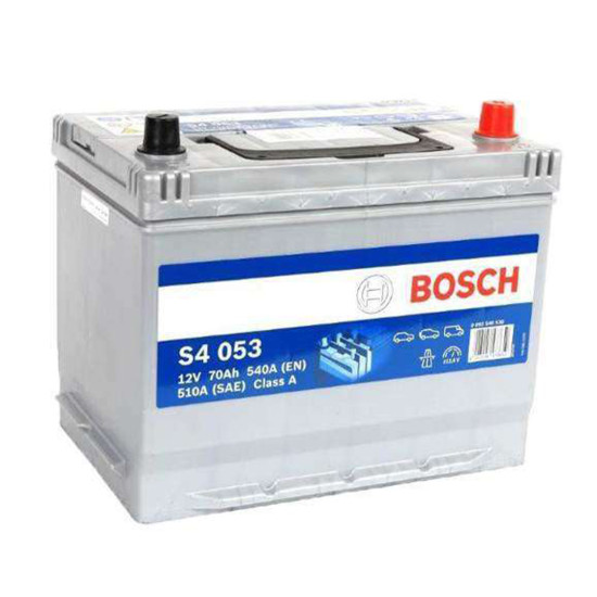 Bosch - 80D26L Left Terminal 12V JIS 70AH - New Car Battery