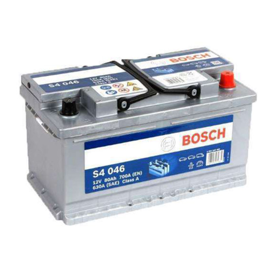 Bosch 12V DIN 80AH - New Car Battery