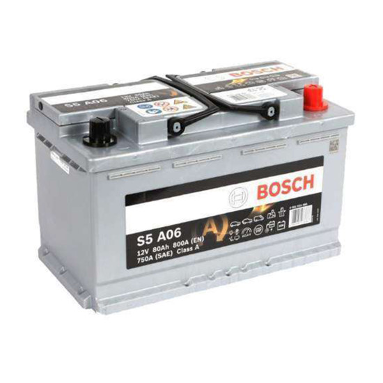 Bosch 12V DIN 80AH AGM - New Car Battery