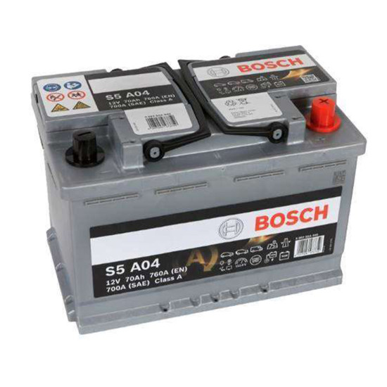 Bosch 12V DIN 70AH AGM - New Car Battery