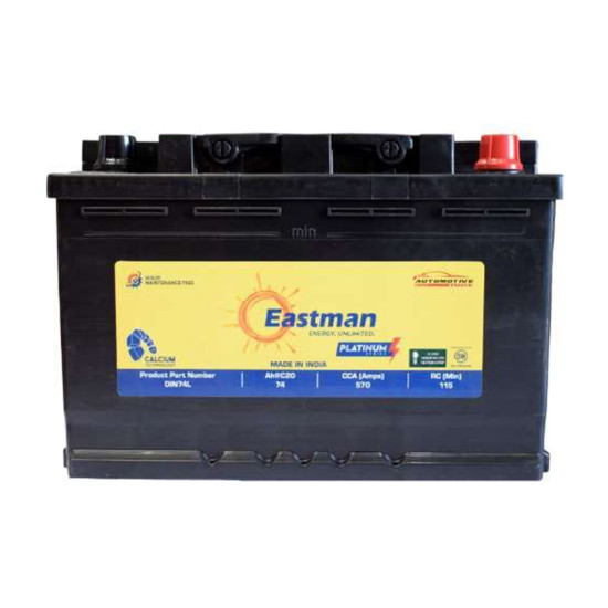 Eastman 12V 74 AH DIN - New Car Battery