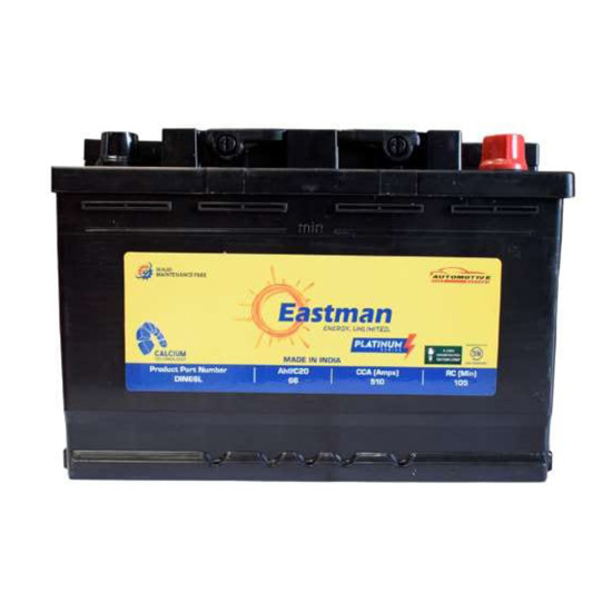 Eastman 12V 66 AH DIN - New Car Battery