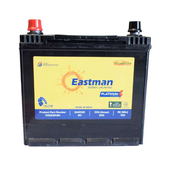 Eastman - 55D23R 12V Right Terminal 60 AH JIS - New Car Battery