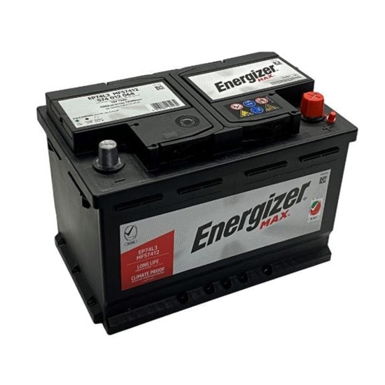 Energizer 12V DIN 74AH Car - New Car Battery