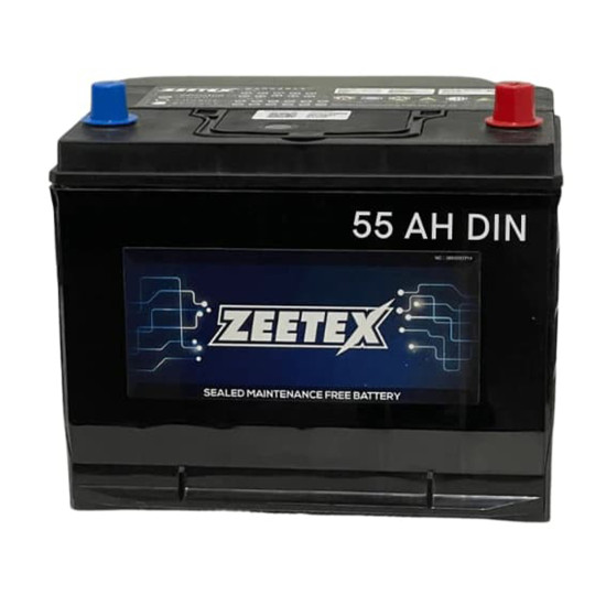 Zeetex 12V DIN 55AH - New Car Battery
